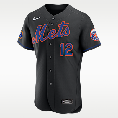 Francisco Lindor New York Mets Men's Nike MLB Authentic Jersey